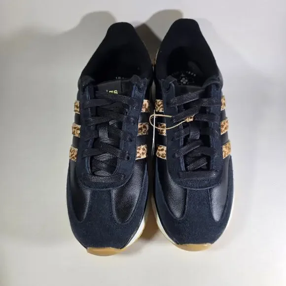 Adidas womens run 70s 2.0 core black leopard stripe sneakers size 7.5 - Picture 3 of 8